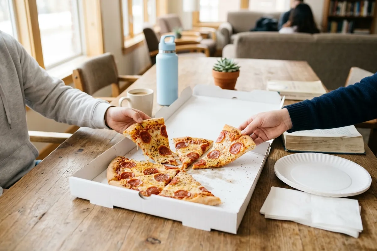 Free food on campus is easy to find if you keep an eye out.