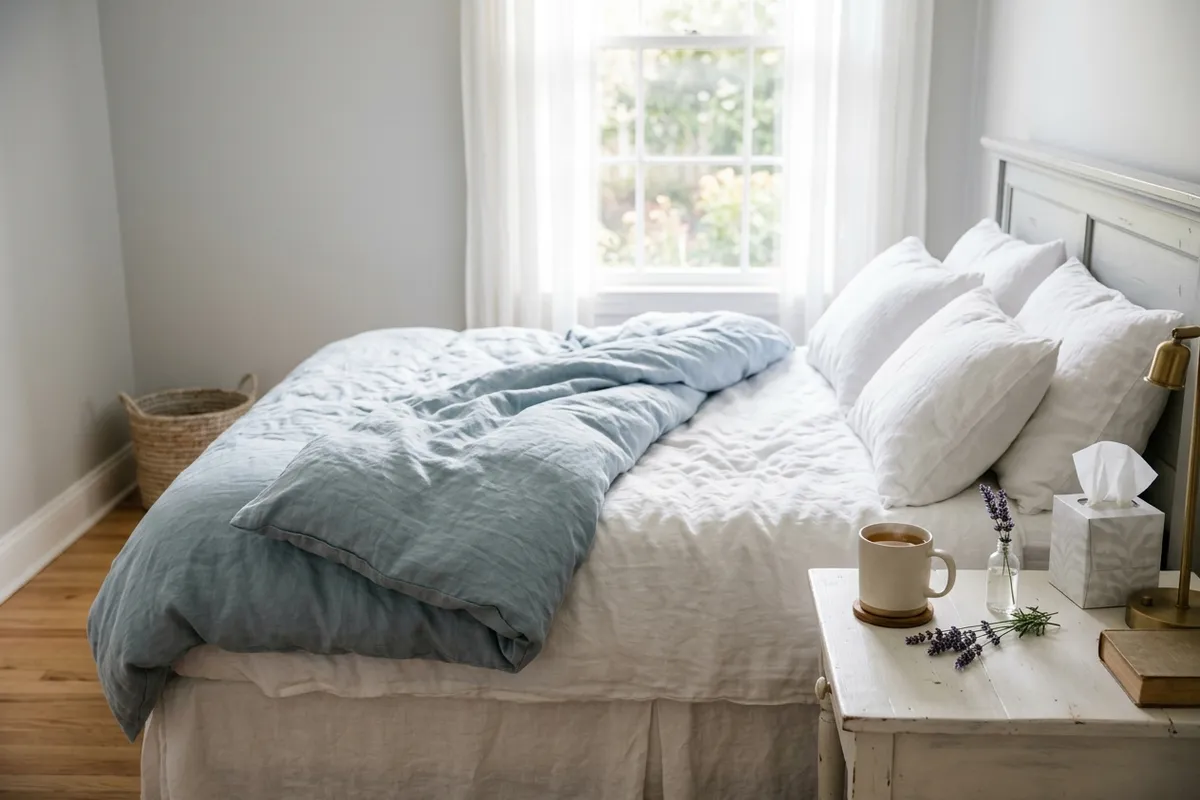 Congestion from colds or allergies can make a full night of sleep hard.