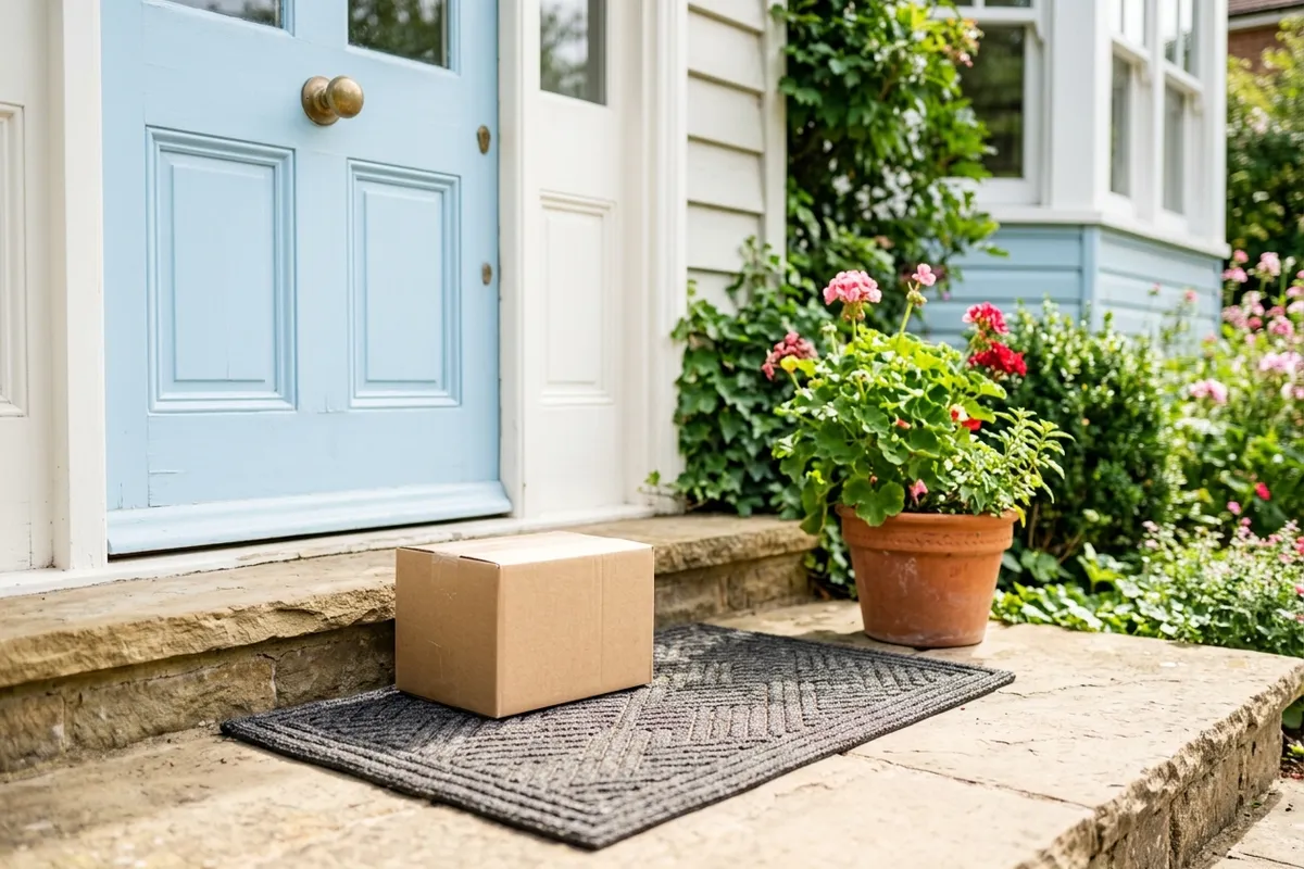 The real thing: a little box on the doorstep a few weeks later.