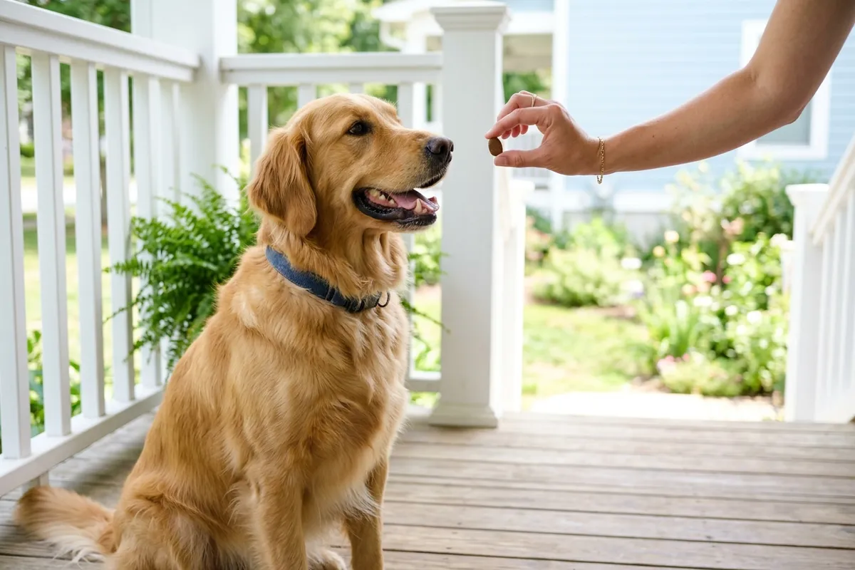 Oral chews are easier and less messy than topical treatments.