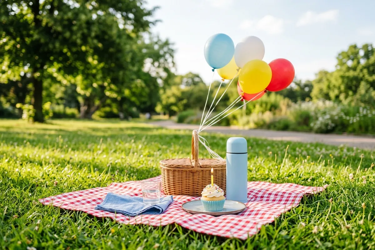 A small celebration in the park can still feel special.