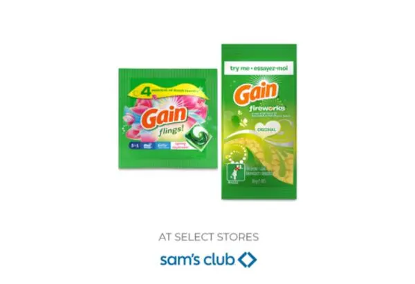 Gain Flings & Fireworks for Free: free sample: Go to Sam's Club and you can get a sample of Gain Flings & Fireworks for free using Freeosk. The off