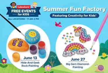 Fun & FREE Kids Workshops at Lakeshore Learning