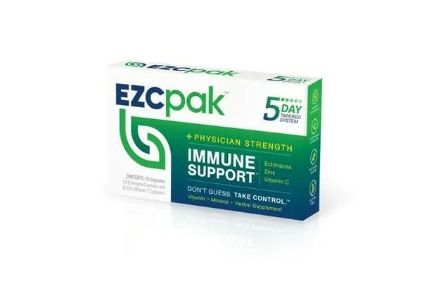 Free Sample of EZC Pak 5-Day Tapered Immune Support: free sample: Get a free sample of EZC Pak 5 Day Tapered Immune Support by logging into your Moms Meet account. Ge