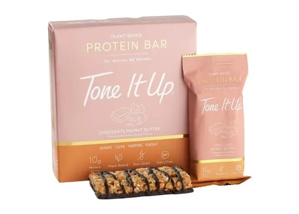 Tone It Up Plant-Based Protein Bar for Free: free sample: Get this tasty Tone It Up Plant-Based Protein Bar for free! Just click the 'Get Sample' and log in t