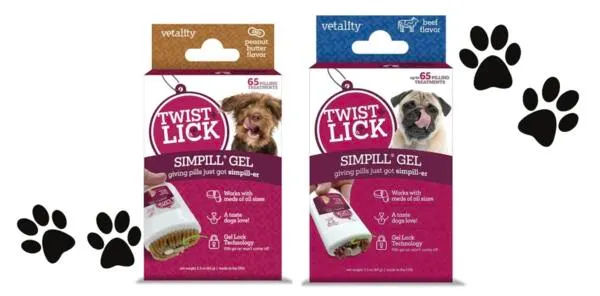No More Pill Struggles, Try SimPill FREE Today!: free sample: A new free sample of Vetality Twist + Lick SimPill Gel is popping up as a sponsored ad on Instagram,