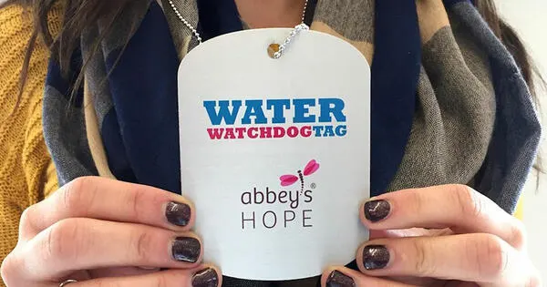 Free Abbey’s Hope Water Watchdog Tag!: free sample: Abbey’s Hope is offering free Water Watchdog Tags to promote water safety. This tag designates one a