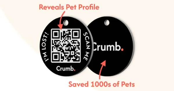 Protect Your Pet: Free Smart Tag + 3 Months of Crumb Premium — free sample: Holiday Deal! Get a FREE smart pet tag plus 3 months of Crumb Premium at no cost. The tag links to y