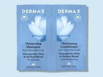 Free Samples of Derma E Thickening Shampoo and Conditioner
