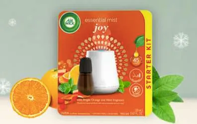 AIR WICK Essential Mist Diffuser Starter Kit for Free