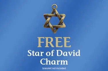 FREE Star of David Charm + FREE Shipping, free sample
