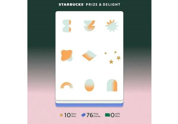 Starbucks Rewards Prize and Delight Instant Game: free sample: Bored? Immerse yourself in a soothing ambiance while scratching satisfying game tickets to reveal pr