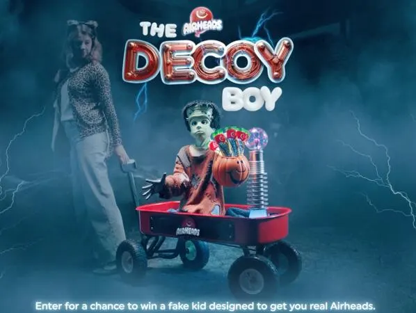 Join the Fun, Airheads Decoy Boy Sweepstakes Is Live!: free sample: Get ready for some Halloween fun! Enter the Airheads Decoy Boy Sweepstakes for a chance to win a spo