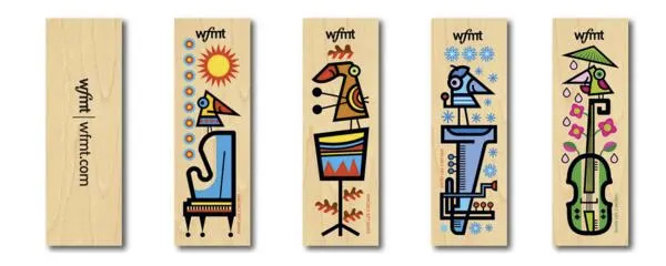 Beautiful and Functional: Free WFMT Wooden Bookmarks for Readers!: free sample: WFMT is offering a free set of wooden bookmarks to its sustainer members. To claim this offer, you m