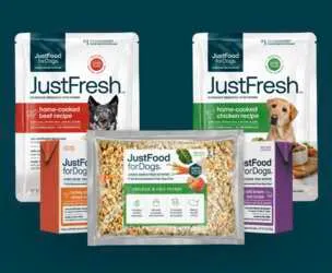 Get an 18 oz. JustFoodForDogs Package FREE After Cash Back