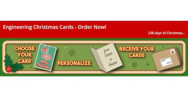  Engineer Some Holiday Joy, Get 3 Free Christmas Cards: free sample: Ziti Cards is offering up to three free Engineering Christmas card samples so you can see and feel t