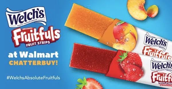 Fruitfully Delicious: Get Your Free Welch's Absolute Fruitfuls Chatterbuy Kit!: free sample: By applying to Ripple Street's Chatterbox program, you could be chosen to receive a Welch's Juiceful