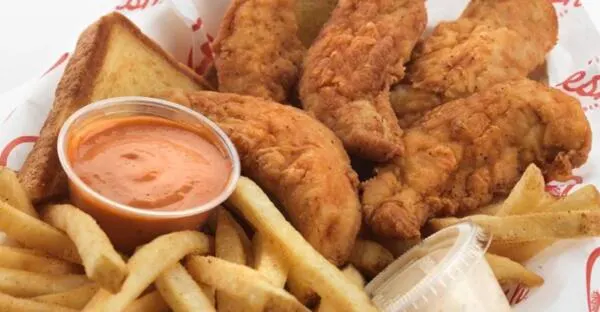 Crispy & FREE! Chicken Tenders at Slim Chickens: free sample: Score FREE Chicken Tenders at Slims Chickens! If any Sweet 16 or Elite 8 game goes into overtime, th