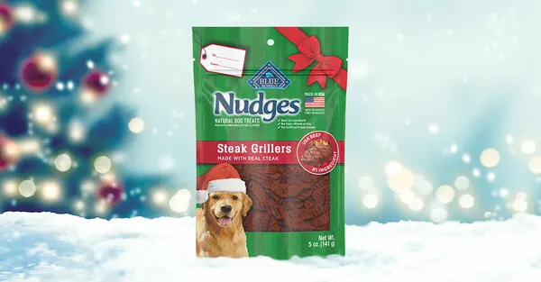 Seasonal Steak Grillers for Your Pup: Join Blue Buffalo Nudges Chatterbox!: free sample: Ripple Street is offering a promotion where 240 selected pet parents will receive BLUE Buffalo Nudge