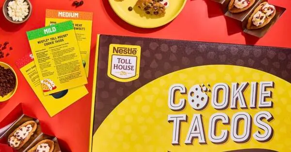 Cookie Tacos?! Get a FREE Kit from Nestlé Toll House!: free sample: Nestlé is giving away limited-edition Cookie Tacos Kits on October 7th, November 6th, and December 4
