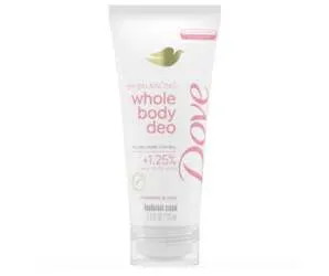 Stay Fresh: FREE Dove Whole Body Deo Cream (After Cash Back)