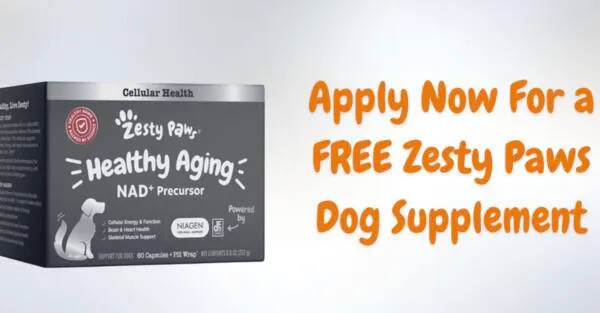 Your Dog Deserves the Best, Try Zesty Paws FREE!: free sample: Just answer a few quick questions on the linked page to apply. If selected, you’ll be contacted by e