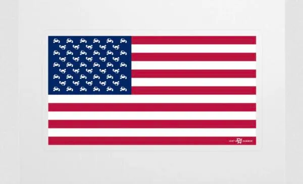 FREE Flag Decal, No Hidden Costs: free sample: DirtHammer is giving away a FREE "United States of SXS" Flag Sticker, with free shipping included! T