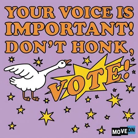 Make a Statement with a FREE “Don’t Honk, Vote!” Bumper Sticker: free sample: MoveOn is offering a FREE “Don’t Honk, Vote!” bumper sticker while supplies last. Simply fill out th