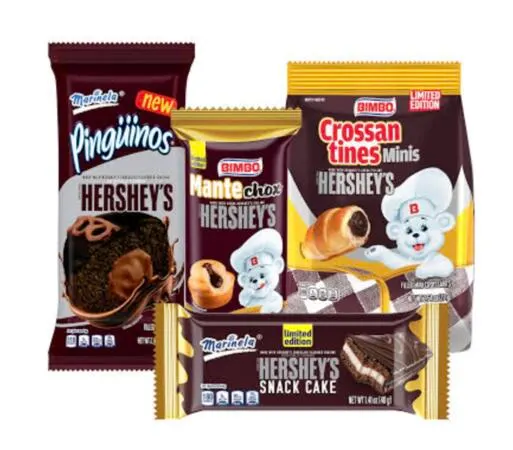 Taste-Test NEW Marinela & Bimbo Hershey’s Snacks for FREE: free sample: Chocolate lovers can apply for the chance to receive two FREE participating Marinela snack cakes fro