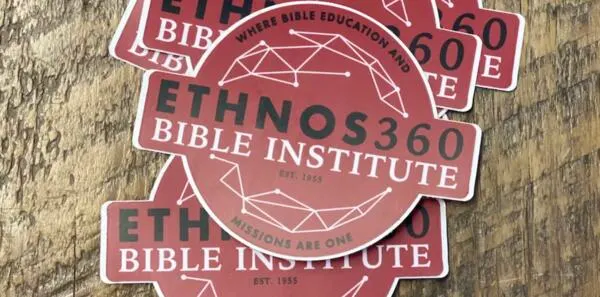 Share Your Faith with FREE Stickers from Ethnos360: free sample: Ethnos360 Bible Institute is a two-year Christian Bible college with a strong focus on cross-cultura