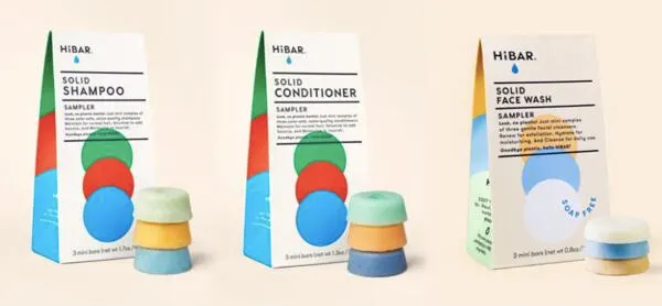 Get your FREE HiBAR products After Rebate!: free sample: Includes a sample coupon covering one solid shampoo, one solid conditioner, and one solid body wash,