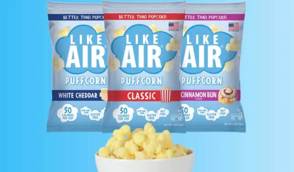 Dollar Tree Freebie, Like Air Puffcorn x4: free sample: For a limited time, get 4 FREE bags of Like Air Puffcorn with this easy cash back offer from Aisle.