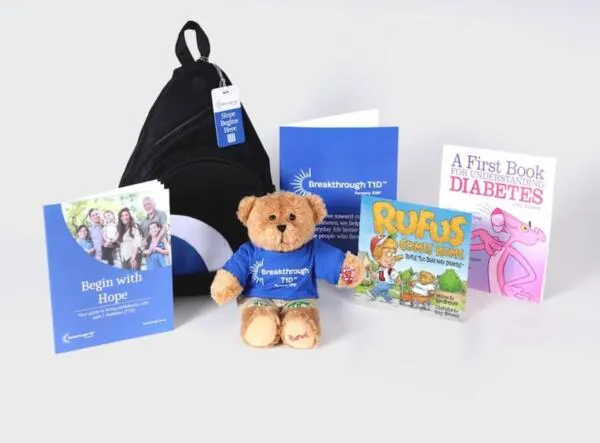 Help Bring a FREE Bag of Hope to a Child with Type 1 Diabetes: free sample: Breakthrough T1D offers families of children 11 and under who have type 1 diabetes (T1D) a FREE Bag 