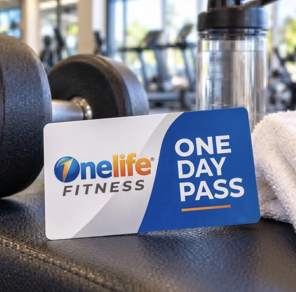 Try OneLife Fitness with a FREE Day Pass, free sample