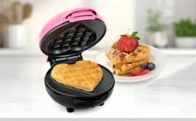 FREE Mini Heart Waffle Maker, Sweet Deal for New Members!