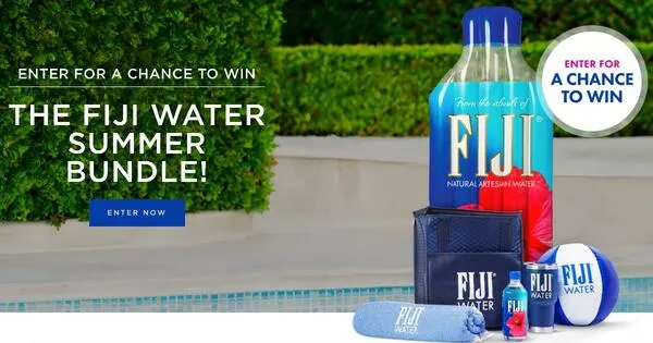  Claim a FREE Water Summer Bundle From Fiji: free sample: Fiji Water is running a Bundle Sweepstakes, providing participants with the chance to win a collecti
