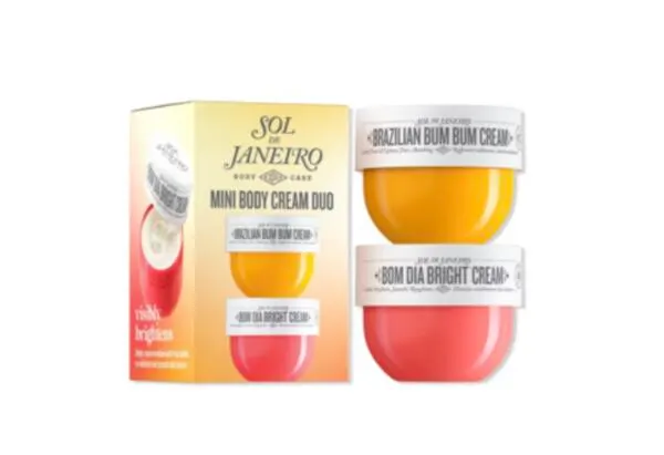 Ulta Deal: FREE Sol de Janeiro Cream Duo After Cashback: free sample: New members can receive a FREE Sol de Janeiro Mini Body Cream Duo when they spend $20 or more and ea