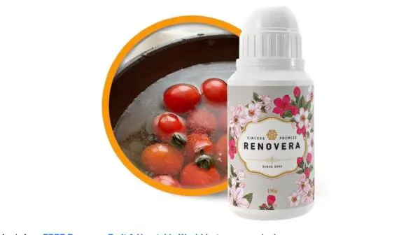 Eat Safer Produce with FREE Renovera Fruit & Veg Wash : free sample: Apply for a FREE Renovera Fruit & Vegetable Wash (Instagram account required)! How to Participate: 1