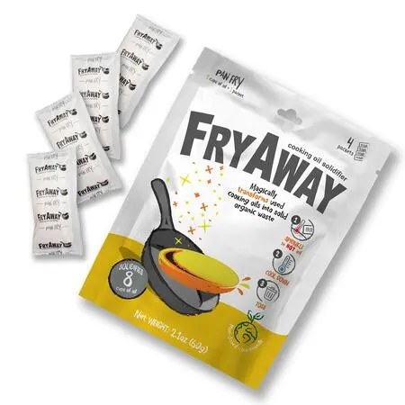 Get a Free FryAway Cooking Oil Solidifier: free sample: Social Nature is offering a 100% cash back rebate for FryAway Cooking Oil Solidifier, up to $9.99, e