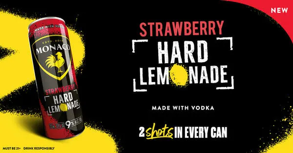 Free Strawberry Hard Lemonade by Monaco!: free sample: Monaco cocktails is releasing a new Hard Lemonade flavor: Strawberry! Apply to be one of the first t