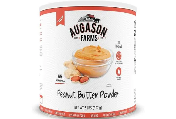 2-lbs Augason Farms Peanut Butter Powder for ONLY $15.28: free sample: Looking for peanut powder? Amazon is offering this Augason Farms Peanut Butter Powder 2 lbs No. 10 C