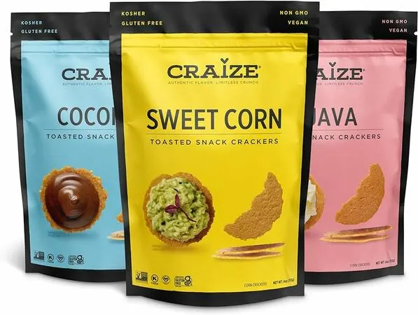 Healthy Snacking: Free Craize Clean Cracker Crisps!: free sample: Craize is offering free samples of their Clean Cracker Crisps. To receive your sample, complete the