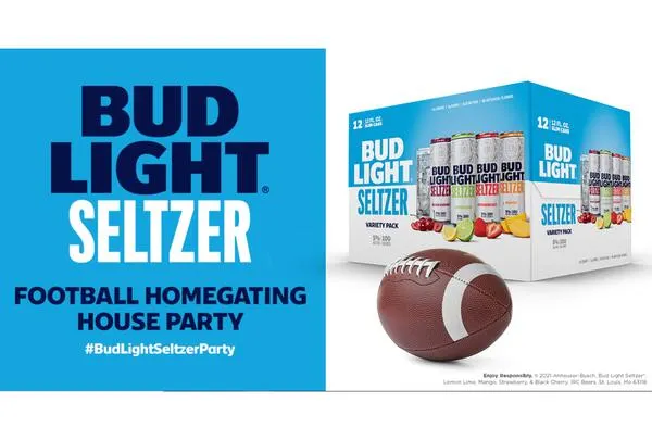 Bud Light Seltzer Football Homegating House Party for Free: free sample: Have an awesome time with friends by cheering your favorite team on party day with Bud Light® Seltze