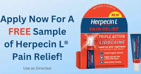 Herpecin L For Cold Sore Pain Relief Sample for Free: free sample: Need a product that can give you relief from your painful cold sores? If you are, click the 'Get Sam