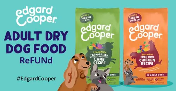 Try Edgard & Cooper Adult Dog Food FREE with Ripple Street ReFUNd!: free sample: You could be one of 300 lucky people selected to receive a FREE Edgard & Cooper Adult Dry Dog Food R