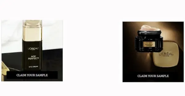 L'Oreal Midnight Cream & Age Perfect Eye Renewal Samples for Free: free sample: L'Oreal is offering 2 samples for free! Click the 'Get Sample' button down below then go to 'Deals &