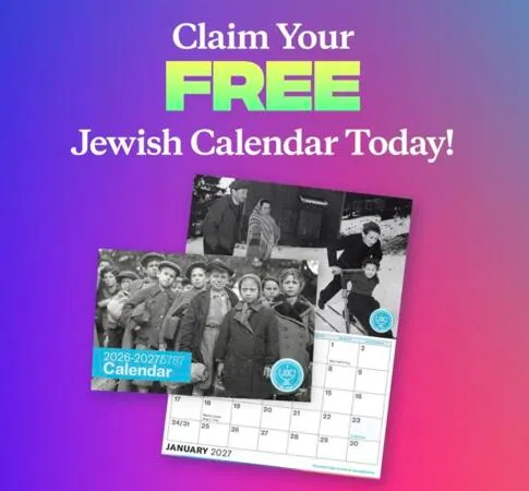 FREE JDC Jewish Calendar, Request Yours Today: free sample: Sign up to receive a FREE 2027 JDC Jewish Calendar! Simply enter your mailing information and submit