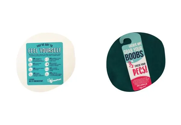 Shower Hijack Stickers or Hangers for Free: free sample: Check your breast periodically. Order your Shower Hijack stickers or hangers for free! Just click th