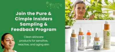 Glow Naturally, Free Pure & Cimple Skincare Sample