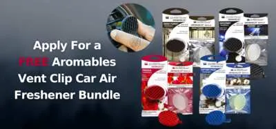 Apply Now For A FREE Aromables Vent Clip Car Air Freshener Bundle!, free sample